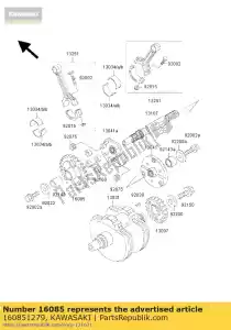 kawasaki 160851279 gear vn800-a1 - Bottom side