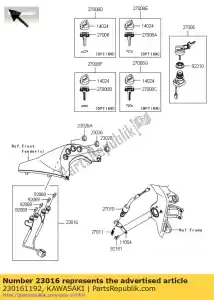 Kawasaki 230161192 lamp-assy - Bottom side