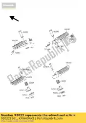 Aqui você pode pedir o arruela, etapa, rr zx400-h2 em Kawasaki , com o número da peça 920221961: