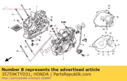 Aqui você pode pedir o entre em contato com o assy., mude o interruptor em Honda , com o número da peça 35759KTYD31: