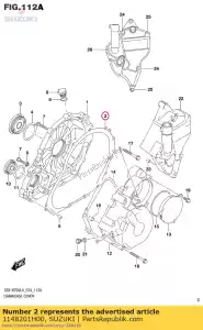 suzuki 1148201H00 junta, embreagem c - Lado inferior