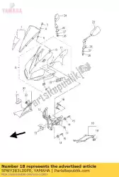 Here you can order the panel, console 1 from Yamaha, with part number 5PWY283L00P0: