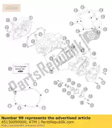 Ici, vous pouvez commander le jeu de joints cpl. 50 lc 2001 auprès de KTM , avec le numéro de pièce 45130099000: