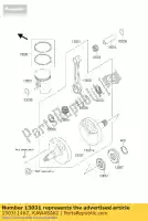 130311467, Kawasaki, krukas-comp kx65-a1 kawasaki kx 65 2000 2001 2002 2003 2005, Nieuw