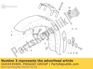 Piaggio Group GU03435400 profil przedni lewy boczny ch. plata - Dół