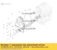 GU98682325, Piaggio Group, vis à six pans creux m6x25     , Nouveau