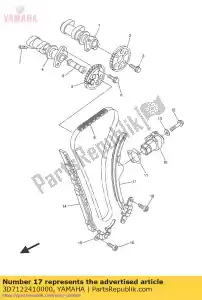 yamaha 3D7122410000 guide, butée 2 - La partie au fond