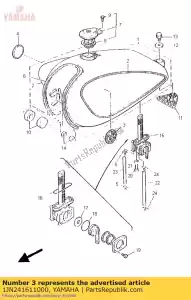 yamaha 1JN241611000 emblem 1 - Bottom side