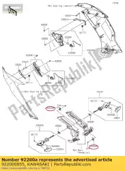 Qui puoi ordinare rondella da Kawasaki , con numero parte 922000855: