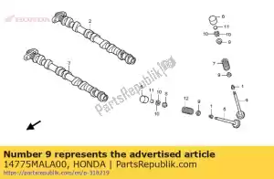 Honda 14775MALA00 siège, ressort de soupape - La partie au fond