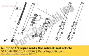 honda 51455MM9003 bolt comp., fr. widelec - Dół