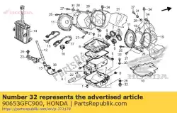 Aquí puede pedir perno, especial, 6 mm de Honda , con el número de pieza 90653GFC900: