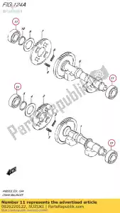 suzuki 0926220122 bearing - Bottom side