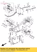 3CF274710200, Yamaha, Stang, voetensteun 1 yamaha xv 750 1100 1989 1991 1992 1994 1995 1996 1997 1998, Nieuw