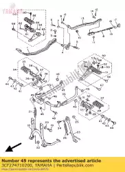 Qui puoi ordinare barra, poggiapiedi 1 da Yamaha , con numero parte 3CF274710200: