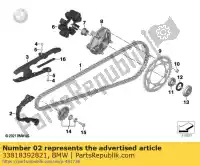 33818392821, BMW, kettingbreukbeveiliging bmw  750 850 900 2018 2019 2020 2021, Nieuw