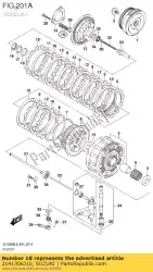 Here you can order the no description available at the moment from Suzuki, with part number 2141306J10: