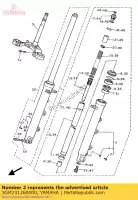 3GM231260000, Yamaha, tubo exterior 1 yamaha fzr 1000, Nuevo