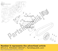 841213, Aprilia, (mitsuboshi) v-belt, New