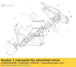 Tutaj możesz zamówić lekkie pokrycie siedzenia od Piaggio Group , z numerem części 63880400BR: