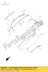 Ici, vous pouvez commander le couvercle, côté 2 smxpam auprès de Yamaha , avec le numéro de pièce 1B9F172100P5: