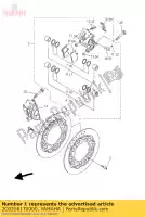 2C02581T0000, Yamaha, remschijf voor yamaha yzf r 600 2006 2007, New