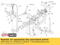 AP8144615, Piaggio Group, Breather pipe aprilia  scarabeo 125 250 2003 2004 2005 2006, New