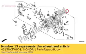 Honda 45150KTW901 zespó? zacisku., l. fr. - Dół