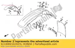 Here you can order the no description available at the moment from Honda, with part number 61100KE1630ZD: