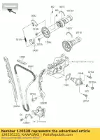 120530225, Kawasaki, kettinggeleider, rr kx450hgf kawasaki kx 450 2016, Nieuw