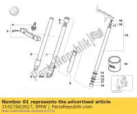 31427663927, BMW, slider tube left bmw c1 125 200 2000 2001 2002 2003 2004, New