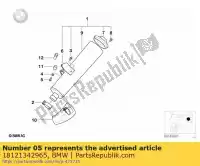 18121342965, BMW, hex bolt - m8x14           (to 06/2000) bmw  1100 1150 1998 1999 2000 2001 2002 2003 2004, New