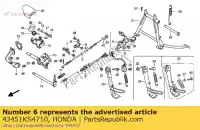 43451KS4710, Honda, brak opisu w tej chwili honda cn 250 1994, Nowy