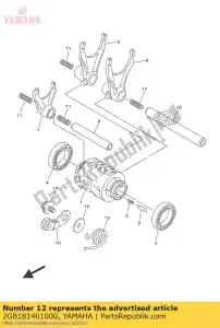 yamaha 2GB181401000 stopper hendel assy - Onderkant