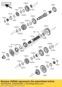 kawasaki 92046044 brg, n, 20r2513p z440-a2 - Il fondo