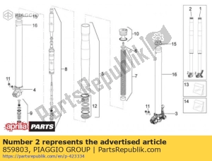 aprilia 859803 prawa piasta kpl. - Dół