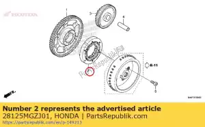 Honda 28125MGZJ01 outer comp., starting clu - Bottom side