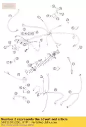kabelboom exc-eu / aus 2k3 van KTM, met onderdeel nummer 54811075200, bestel je hier online: