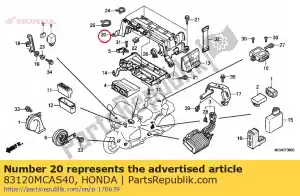 honda 83120MCAS40 no description available at the moment - Bottom side
