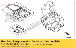 Aquí puede pedir junta tórica, 6x1. 5 (n0k) de Honda , con el número de pieza 91315PC9004: