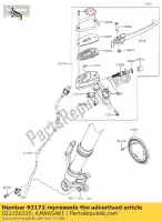 921720320, Kawasaki, parafuso, 4x20 zg1400a8f kawasaki  er-6f er-6n gtr kle klz tr vulcan z 650 750 800 900 1000 1400 2008 2009 2010 2011 2012 2013 2014 2015 2016 2017 2018 2019 2020 2021, Novo