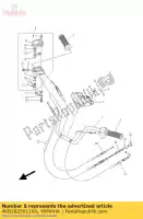 4KB262501100, Yamaha, throttle lever assy yamaha  yfm 125 250 350 400 660 2000 2001 2002 2003 2004 2005 2006 2007 2008 2009 2010 2011 2012 2013 2015 2017 2019 2021, New