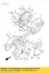 Aqui você pode pedir o tampa, cárter 2 em Yamaha , com o número da peça 5VLE54212000: