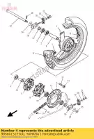 905601527700, Yamaha, entretoise (1kt) yamaha szr tzr 125 250 660 1987 1988 1989 1992 1993 1995 1997, Nouveau