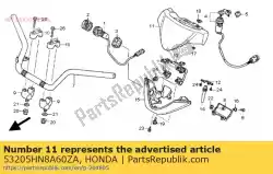 Aqui você pode pedir o tampa, medidor superior * g152 em Honda , com o número da peça 53205HN8A60ZA: