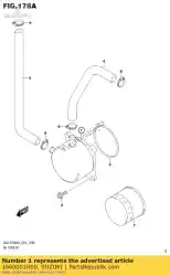 Here you can order the cooler assy,oil from Suzuki, with part number 1660001H00: