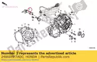24860HP7A00, Honda, componente do eixo, tampão reverso honda  trx 420 500 2010 2011 2012 2013 2017 2018 2019, Novo