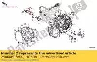 24860HP7A00, Honda, eje comp., tope inverso honda  trx 420 500 2010 2011 2012 2013 2017 2018 2019, Nuevo