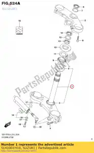 suzuki 5141001H10 mostek, sterowanie - Dół