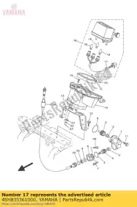 yamaha 4SH835361000 socket, meter - Bottom side